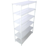 6-Tier NSF Wire Shelving Unit, 6000 lb Capacity for workshop, garage, storage, or utility use