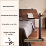 Height Adjustable Rolling Overbed Laptop Desk mobile laptop workstation