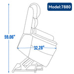 Dual-Motor Power Lift Heat & Massage Recliner detail image 9