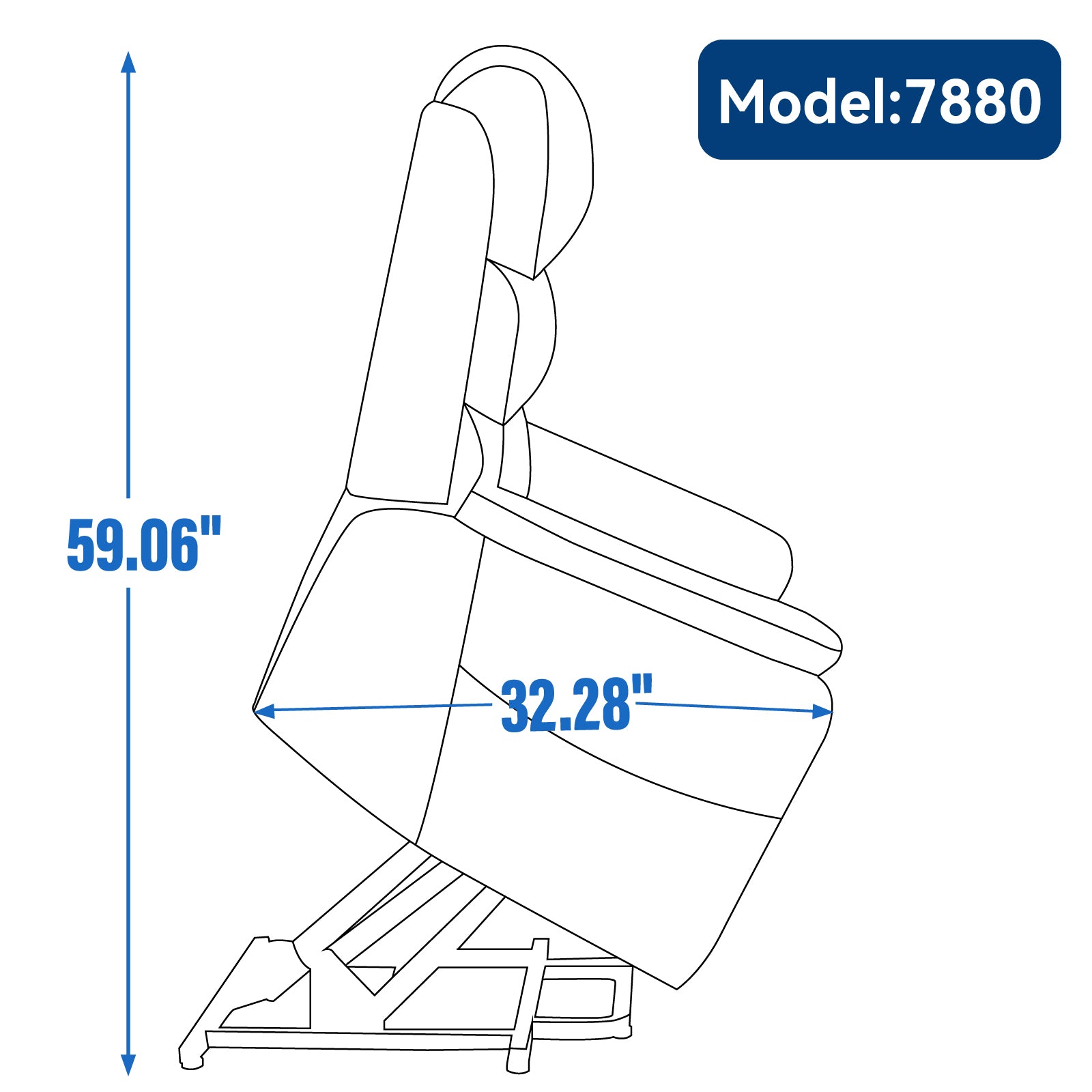 Dual-Motor Power Lift Heat & Massage Recliner detail image 9