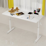 Height Adjustable Study Desk for Home Office workspace desk setup