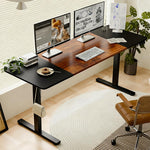 55" x 24" Electric Standing Desk workspace desk setup