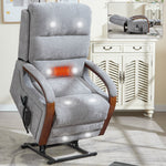 Power Chenille Lift Recliner Chair Dual Motor Infinite Position Up to 350 Pounds detail image 50
