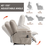 Large Dual-Motor Power Lift Heat & Massage Recliner detail image 43