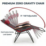Oversized Padded Zero Gravity Chair with Cup Holder, 400 lb Capacity detail image 7