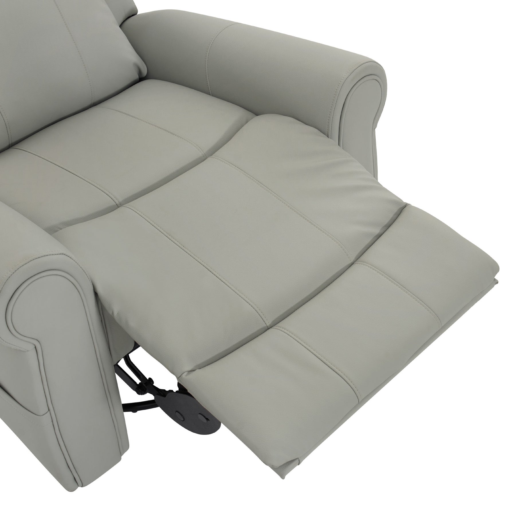 Modern PU Leather Manual Recliner Chair with 270° Swivel, Massage detail image 34