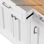 54 in. Rolling Kitchen Island with Drop Leaf & Storage product view 102
