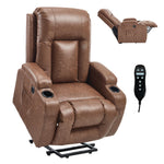 PU Infinite Position Up to 350 lb Single Motor Power Lift Recliner Chair detail image 30