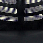 Techni Mobili Stylish Mid-Back Mesh Office Chair with Adjustable Arms, Black for home office seating