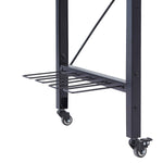 Heavy-Duty Adjustable Workbench with Pegboard & Wheels workshop project bench