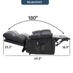 Dual-Motor Power Lift Recliner with Heat & Massage, 350 lb Capacity detail image 44